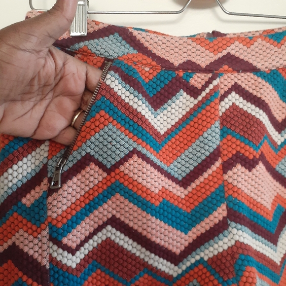 Free People| Floyd Chevron High Waist Shorts - Picture 4 of 8